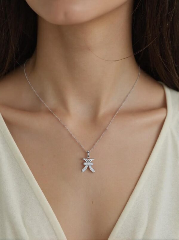 Pisces Moissanite Necklace - Image 2