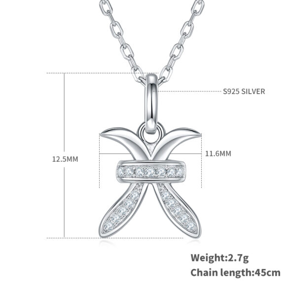 Pisces Moissanite Necklace - Image 3