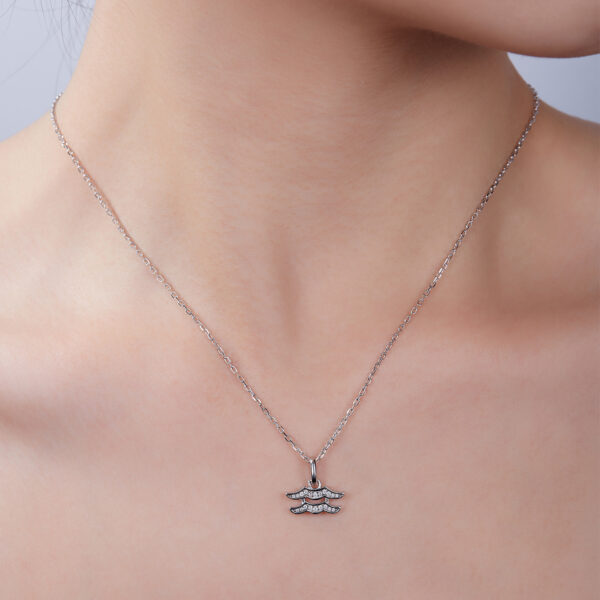 Aquarius Moissanite Necklace - Image 2