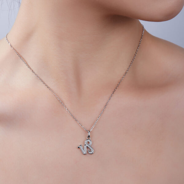 Capricorn Moissanite Necklace - Image 2