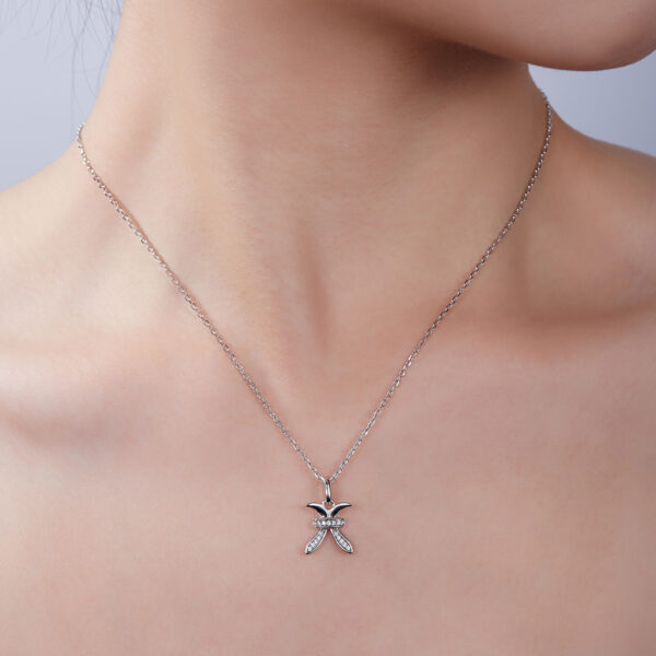 Pisces Moissanite Necklace - Image 4