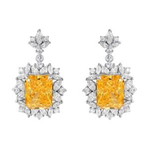 S925 silver high carbon diamond earrings