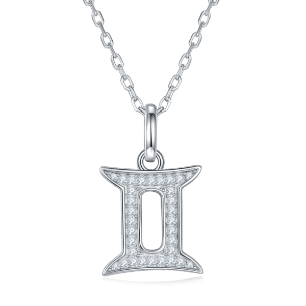 Gemini Moissanite Necklace