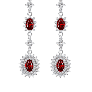 Emerald Gemstone Earrings Women S925 Sterling Silver