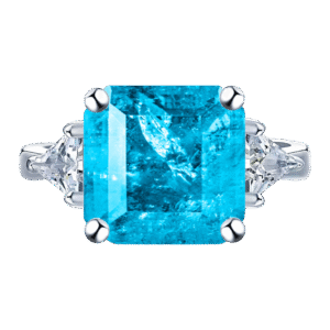 925 sterling silver 10*10 emerald ring