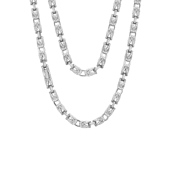 S925 Silver Moissanite Cuban Chain Necklace